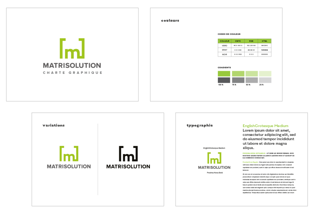 Portfolio MATRISOLUTION Graphic Chart